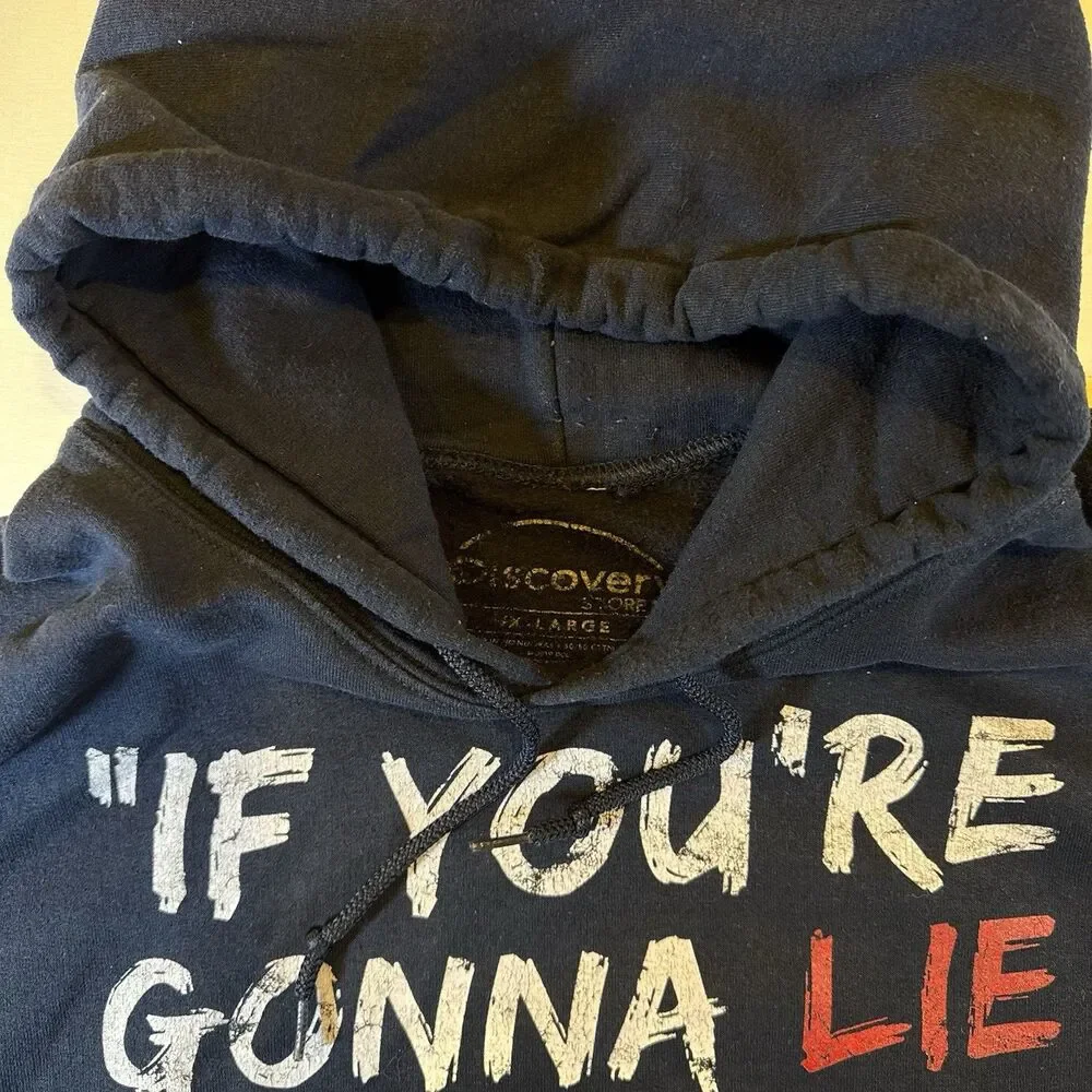 Homicide Hunter Rare Discovery Store Lt.‎ Joe Kenda Hoodie XXL Navy Full Graphic